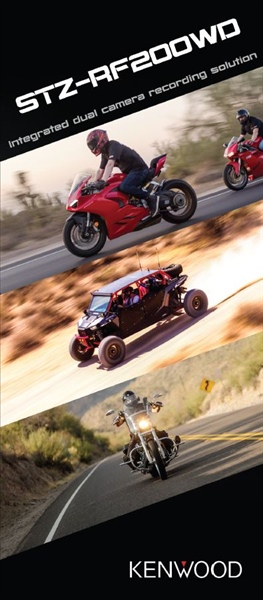 KENWOOD STZ-RF200WD Motorsports Dual Action Cam Tri-fold Brochure