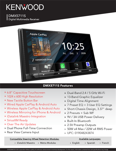 DMX5711S Sell Sheet